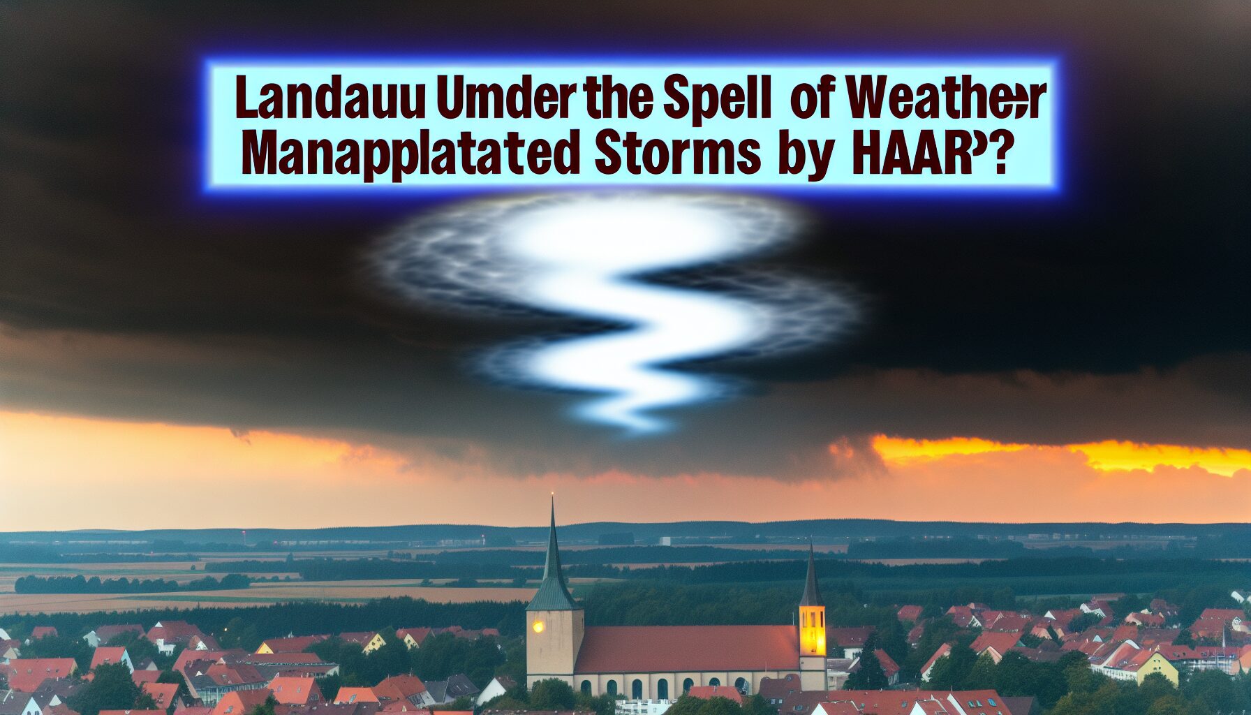 Landau unter dem Wetterzauber: Manipulierte Stürme durch HAARP?